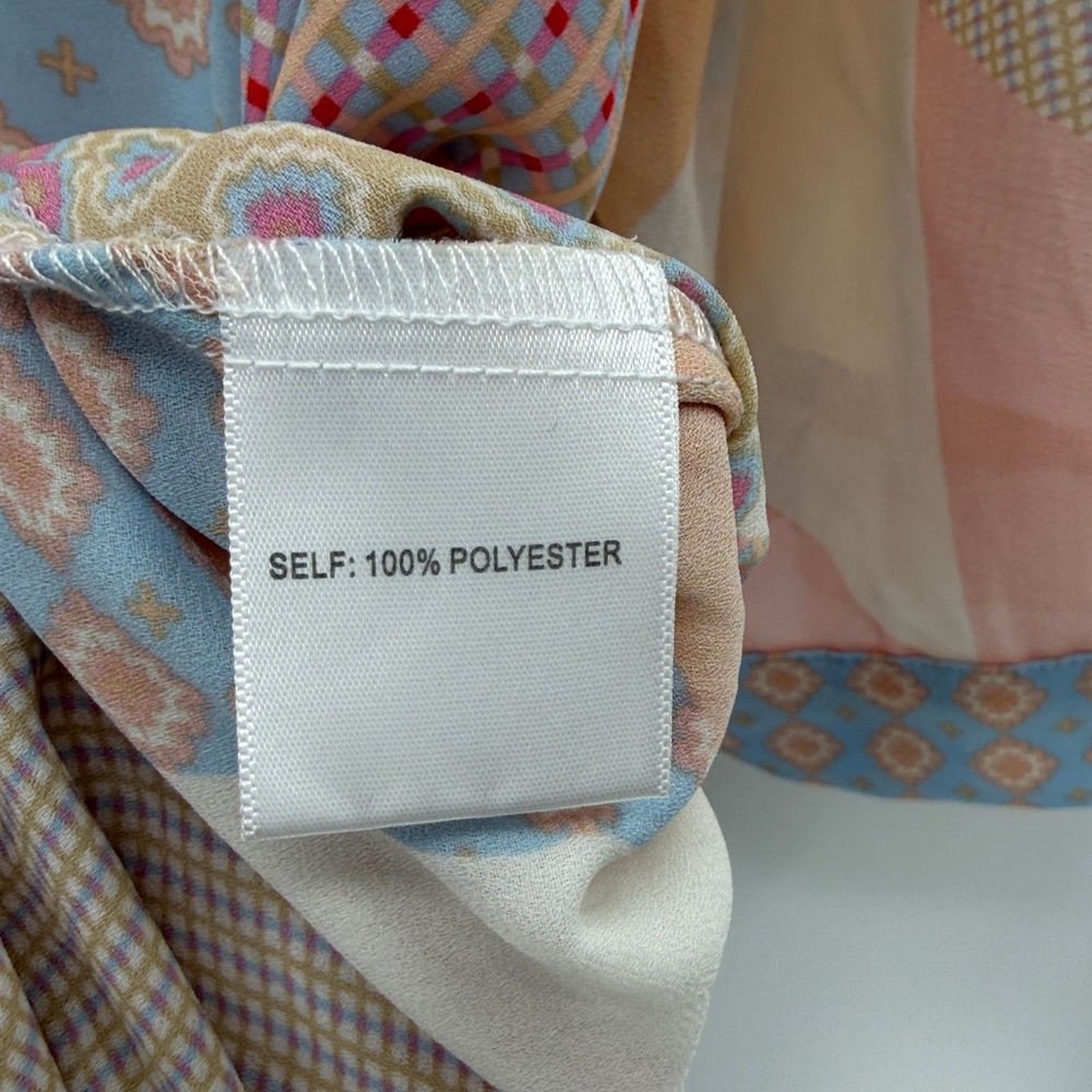 Rose + Olive Women's Lightweight Patchwork Button… - image 6